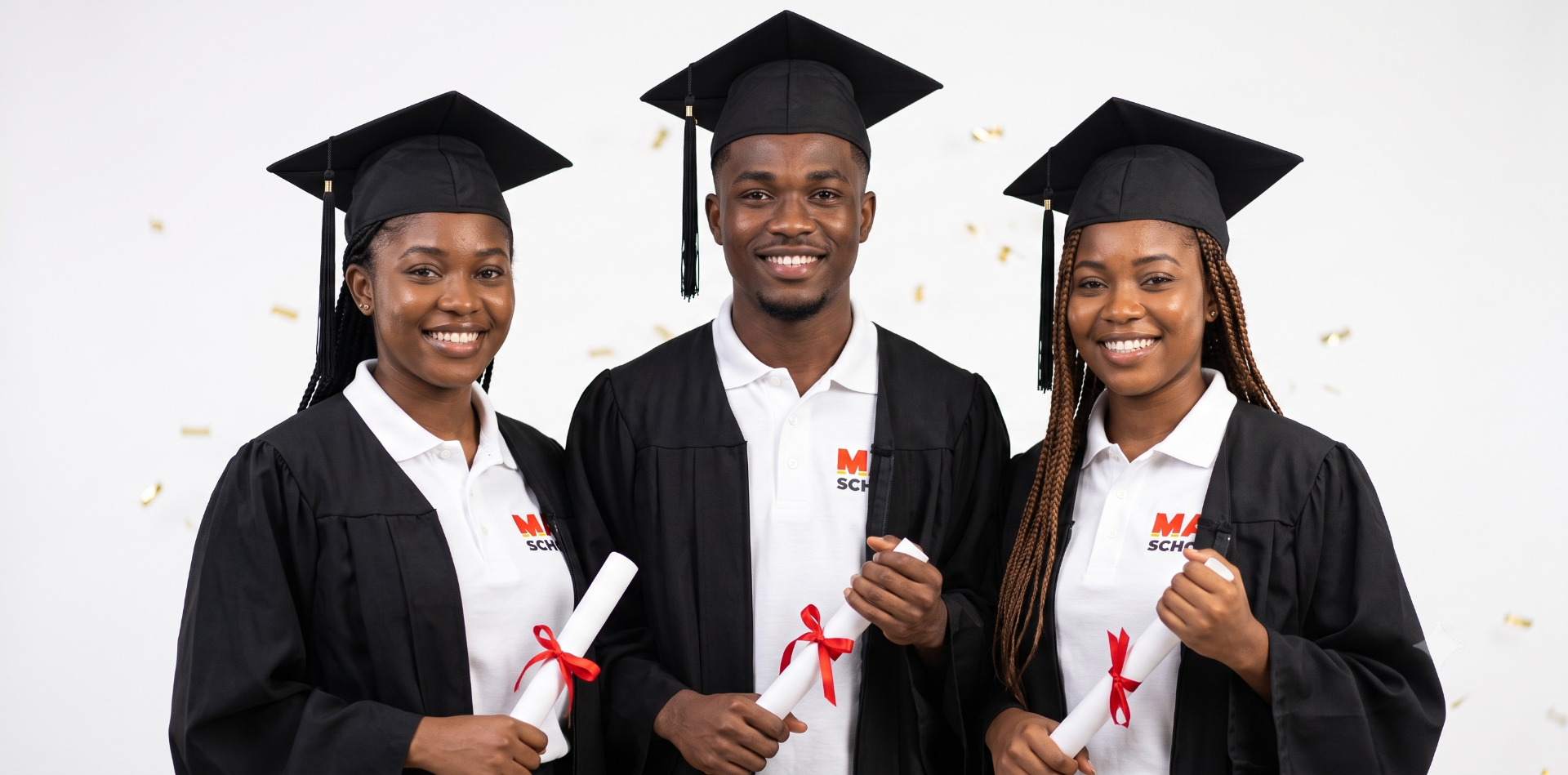 Trois lauréats diplômés de MAE SCHOOL